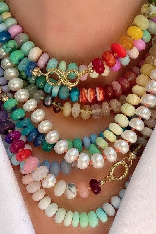 Candi Stone Layering Necklaces