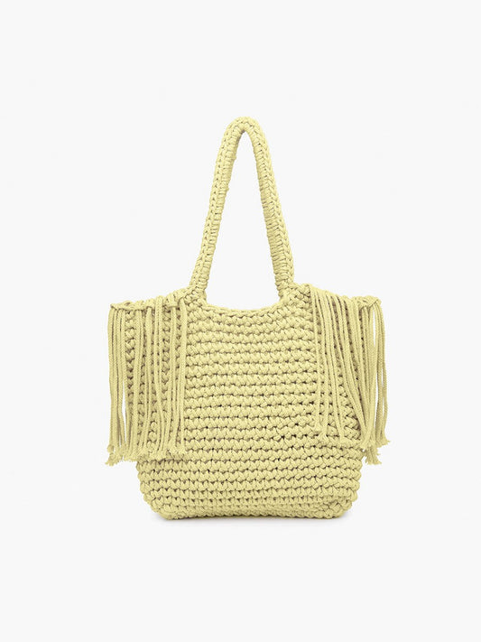 Gracie Macrame Satchel