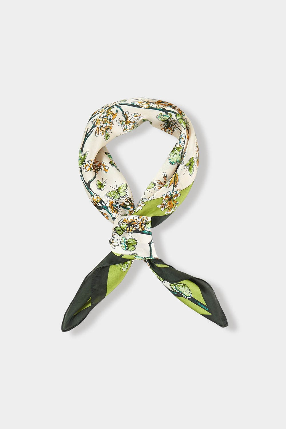 Floral Butterfly Bandana Scarf