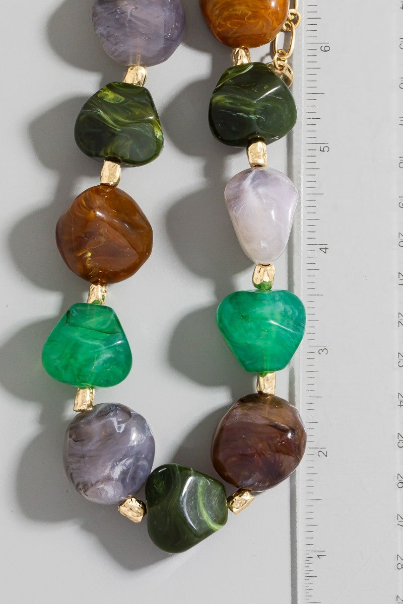 Bulky Stone Necklace