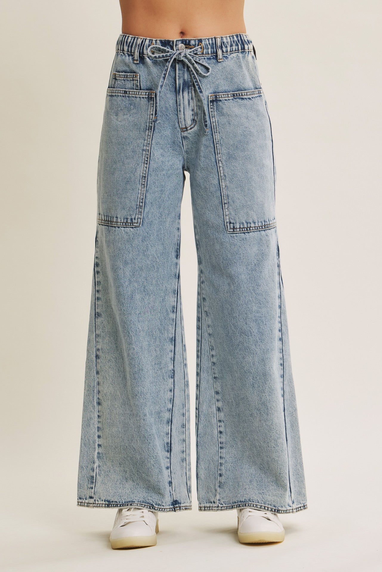 Ease Denim Wide Leg Jean