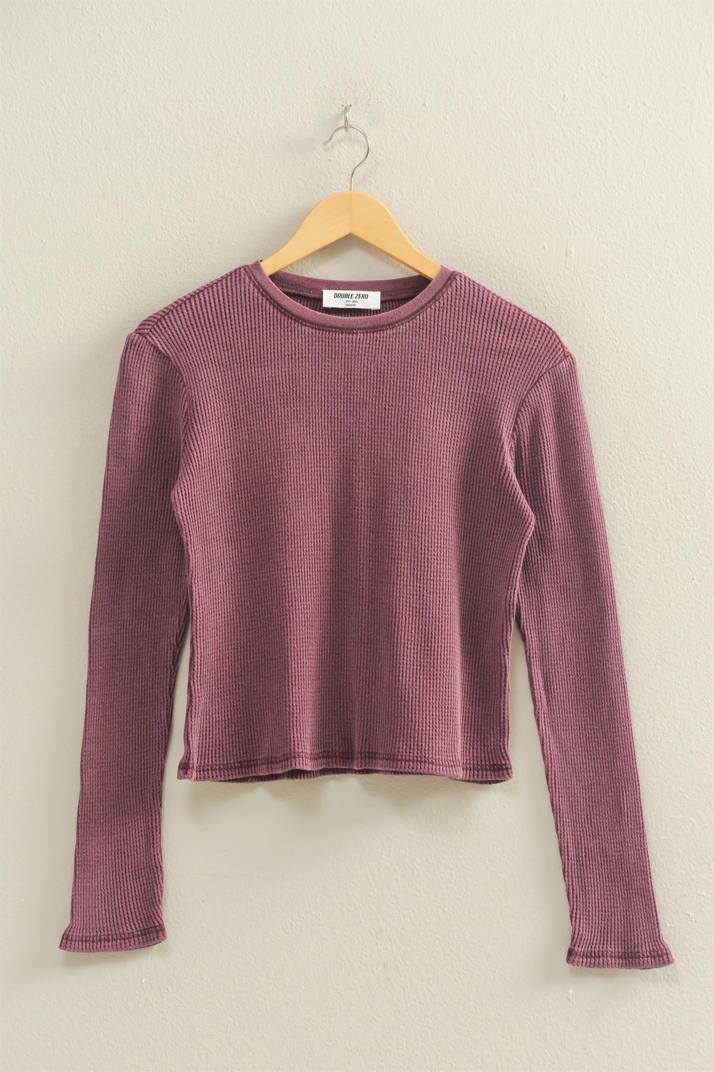 Lillie Waffle Knit Top