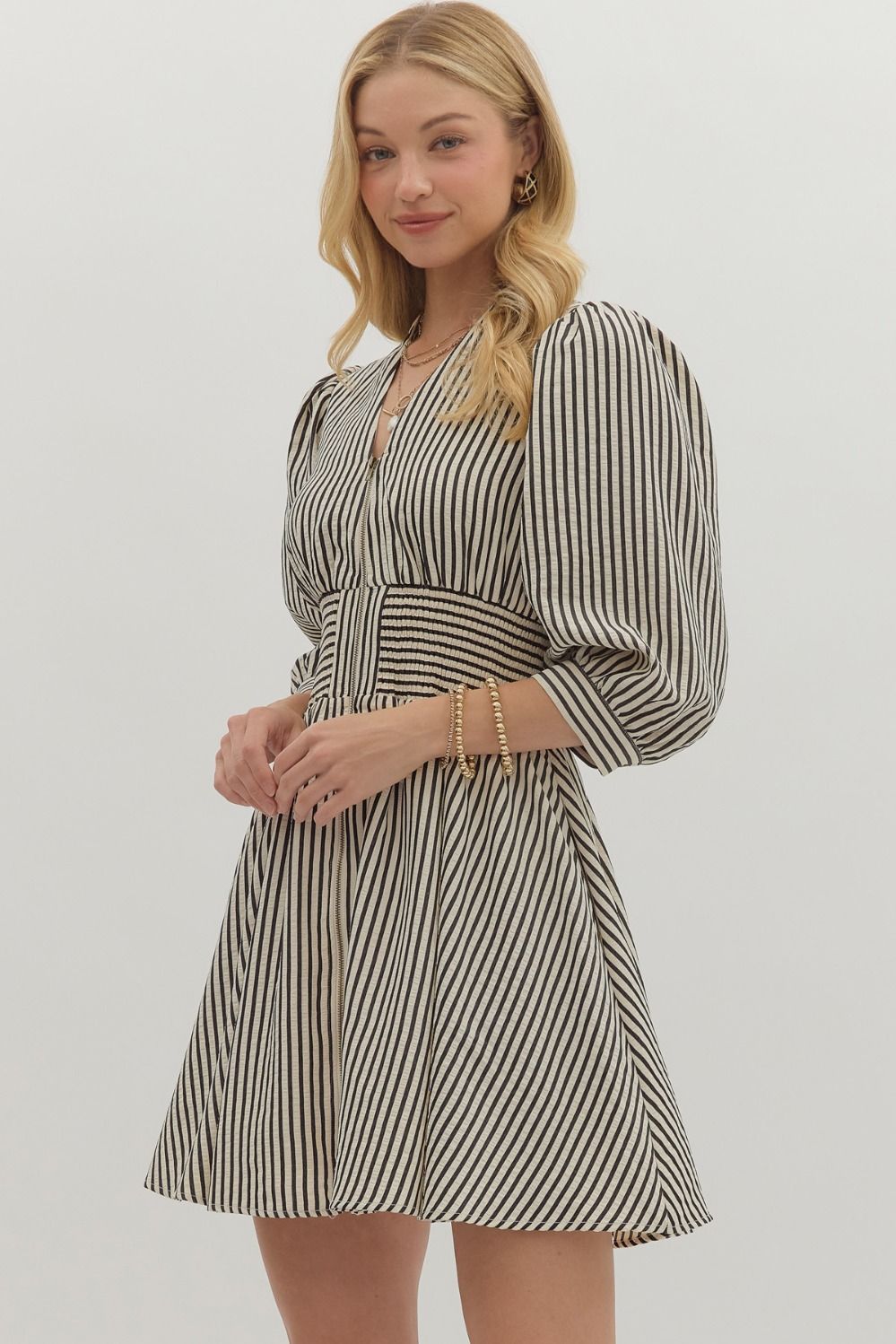 Scottie Striped Dress