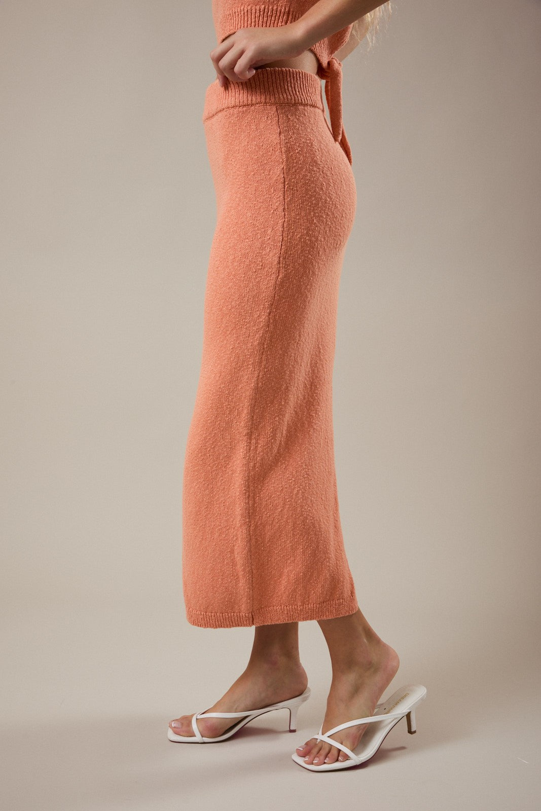 Remi Low Waist Sweater Maxi Skirt