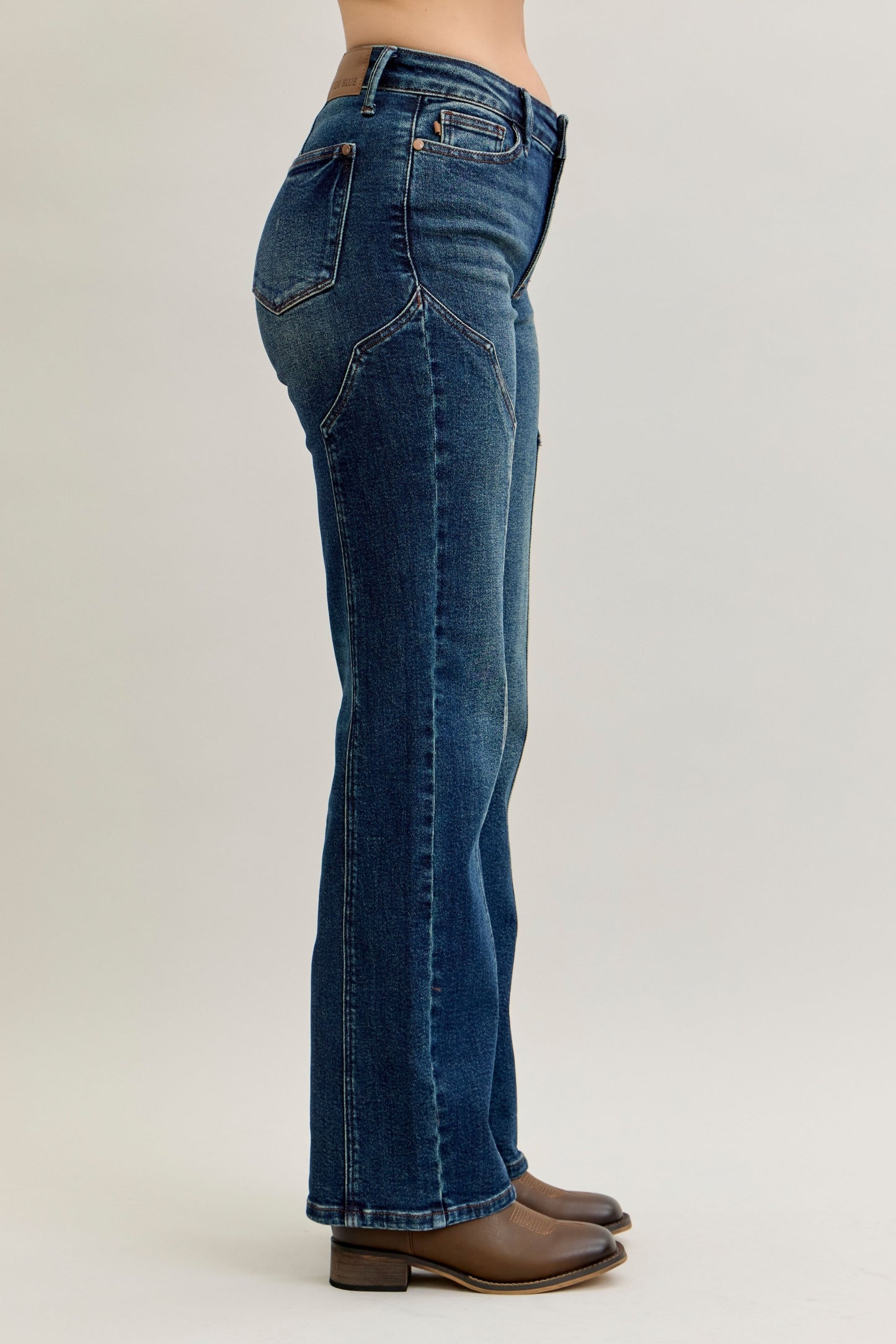 Western Seam Detail Judy Blue Jeans