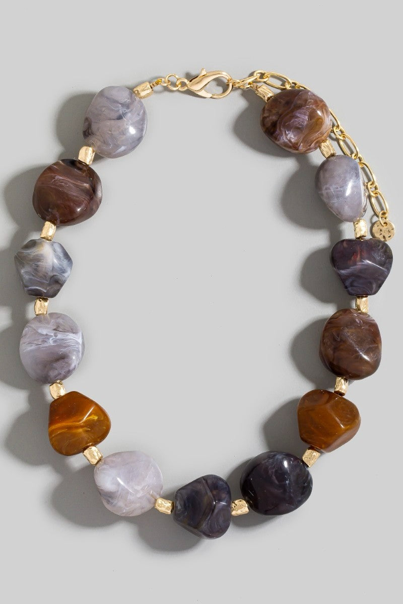 Bulky Stone Necklace