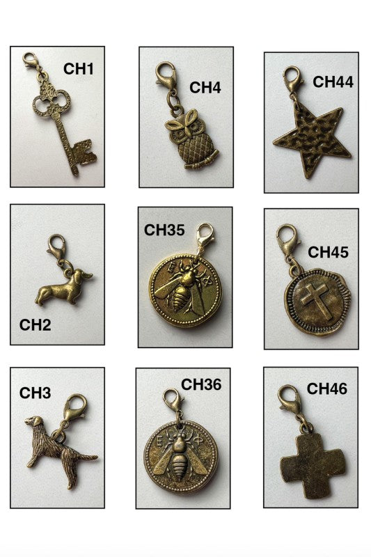 Collective Bronze Icon Charms-Charm Bar