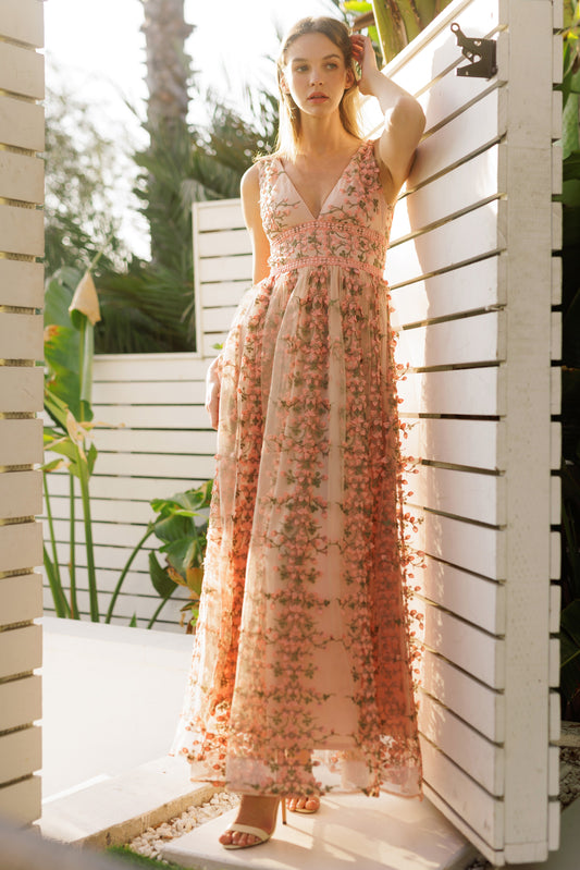 Malina Embroidered Dress