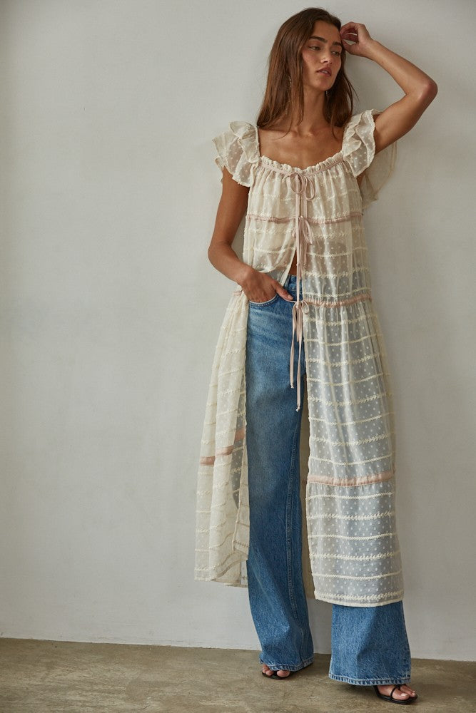 Aristelle Front Tie Maxi