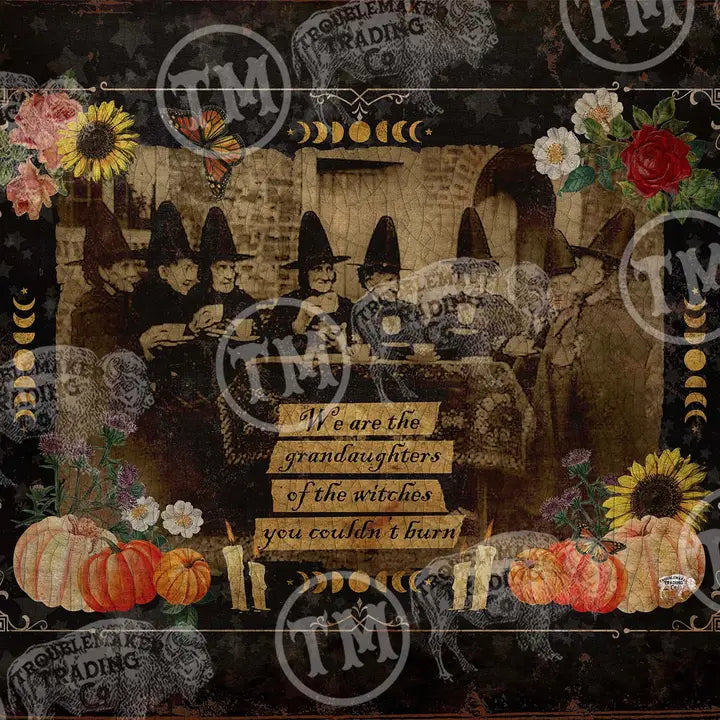 'We Are The Daughter's Of Witches' Square Artwork