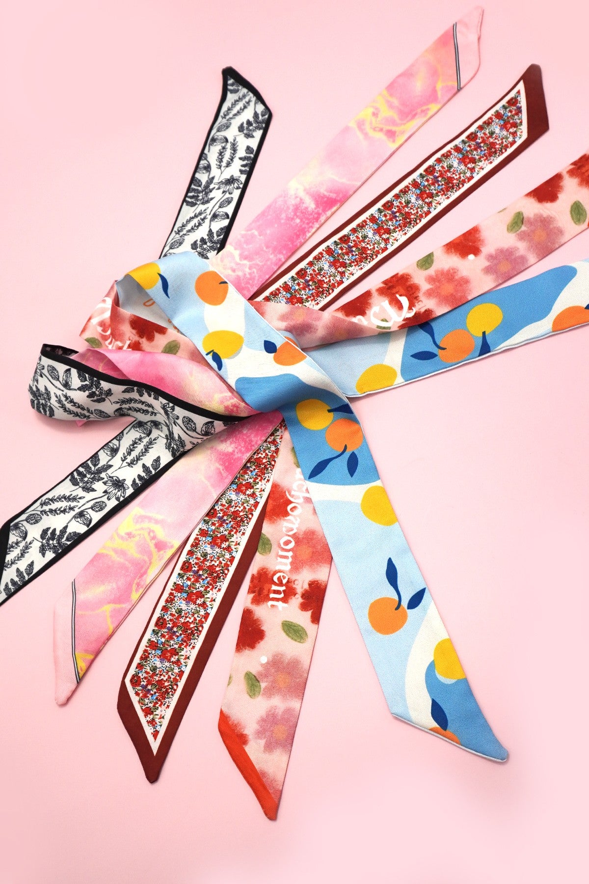 Skinny Twilly Scarf Bandana Wrap