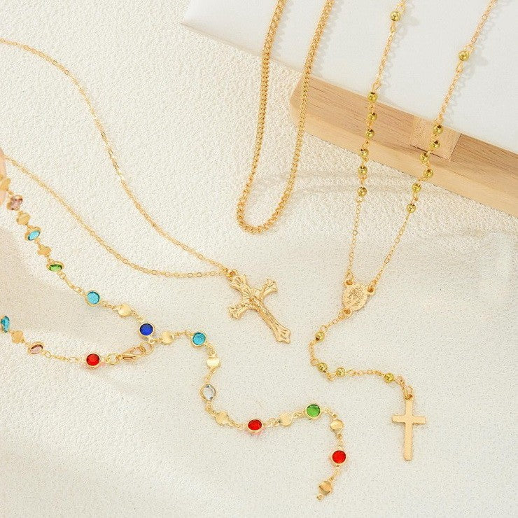 Trinity Lariat Layer Necklace