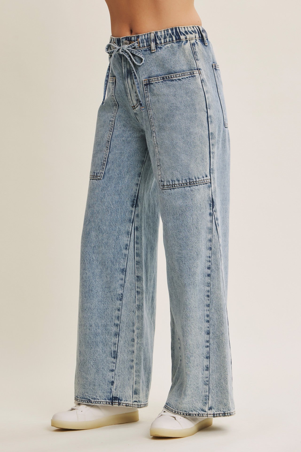 Ease Denim Wide Leg Jean