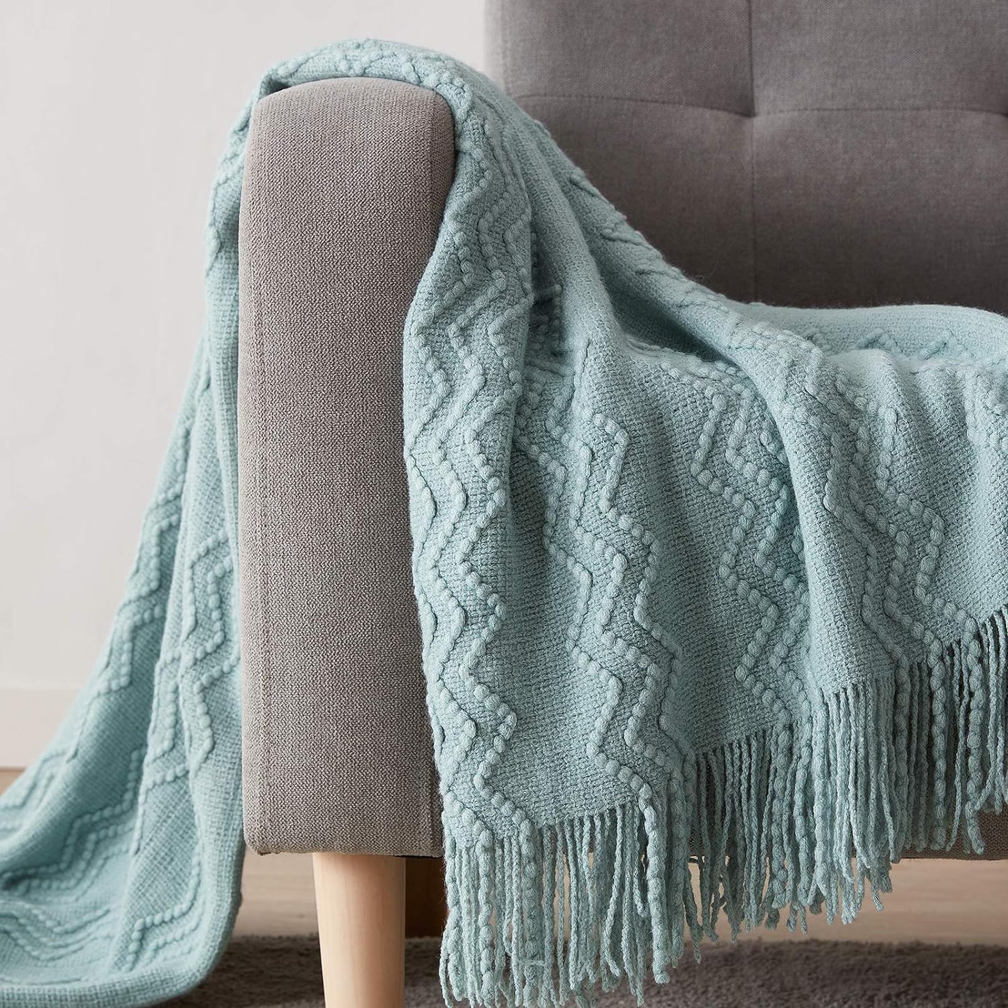 Textured Super Soft Throw Blanket