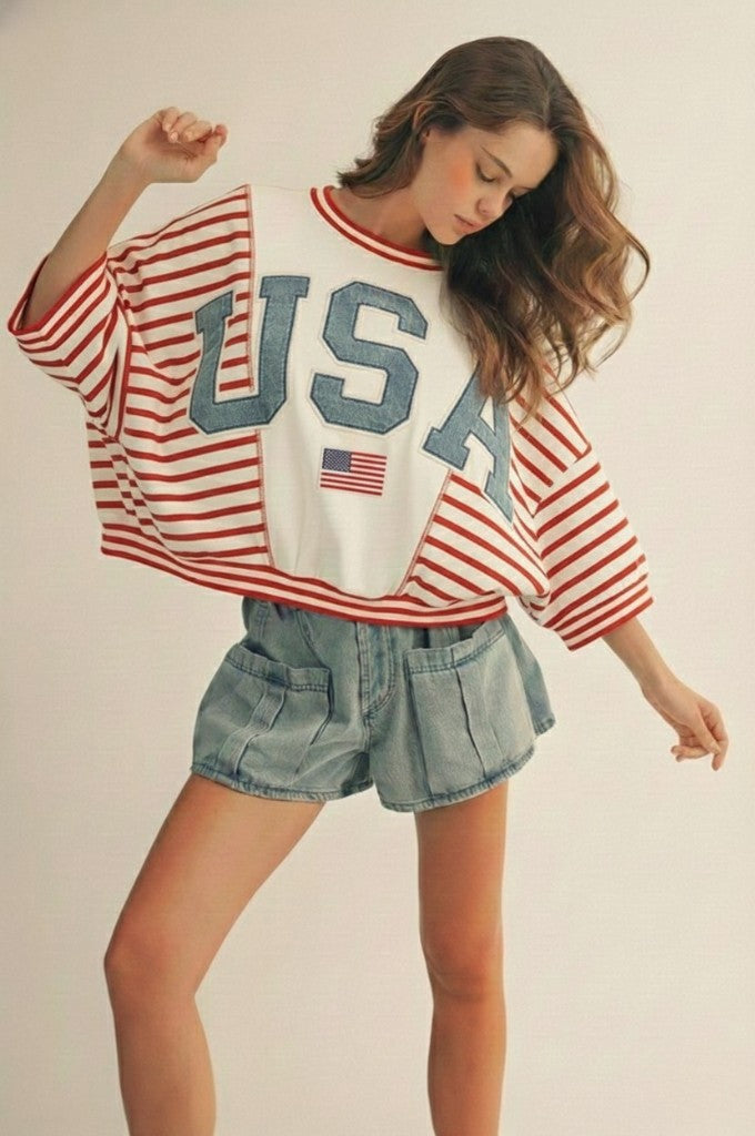 USA Letter Sweatshirt
