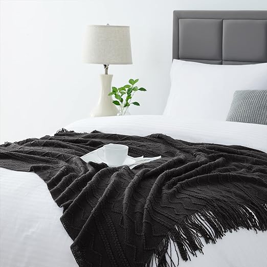 Textured Super Soft Throw Blanket