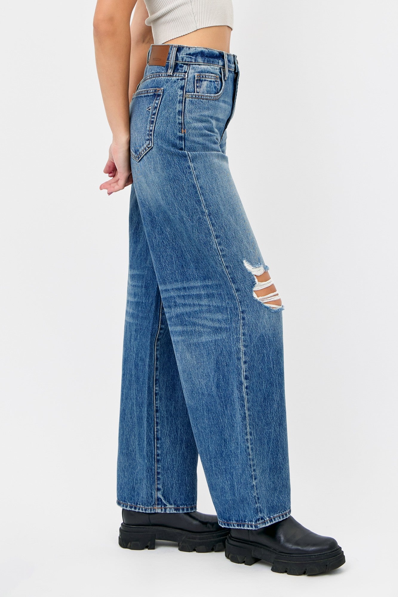 Elowyn High Rise Wide Leg Jean