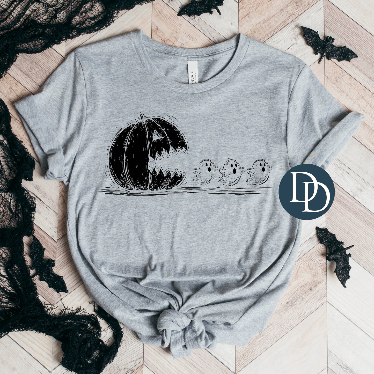 'Pac Jack O Lantern Ghosts' Graphic