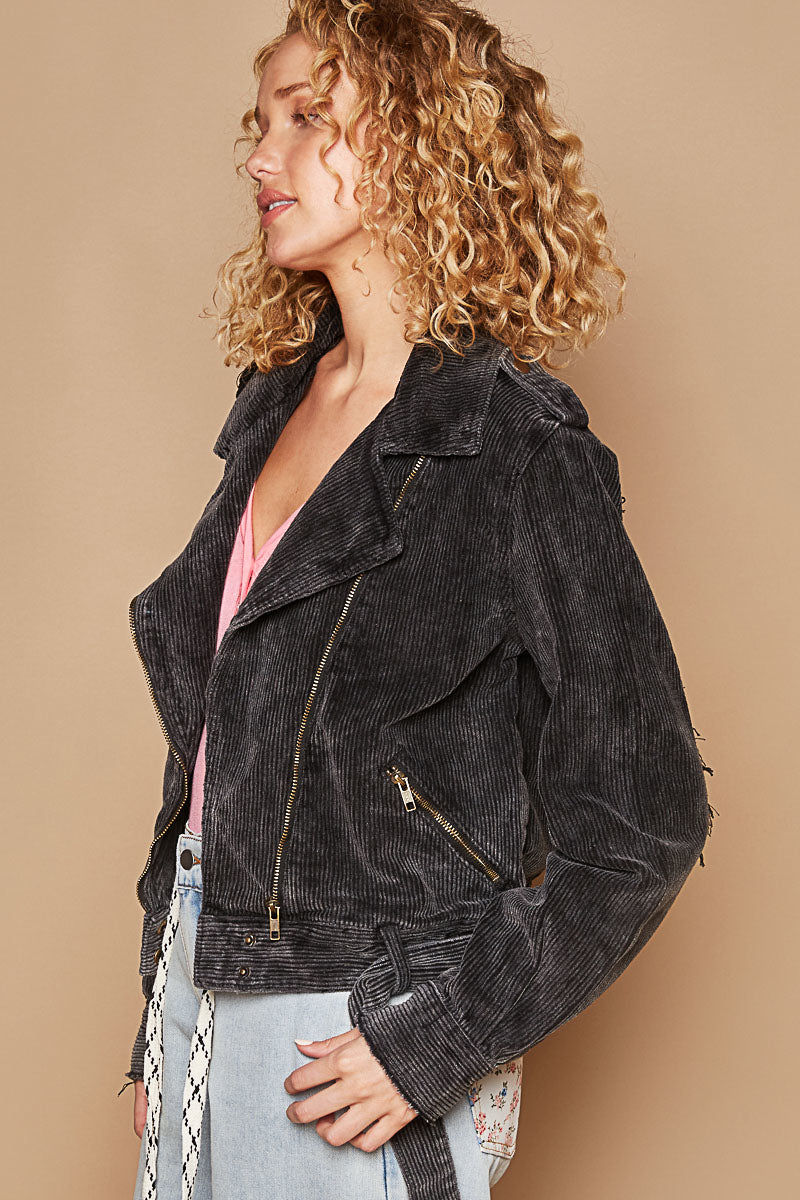Corduroy Moto Jacket