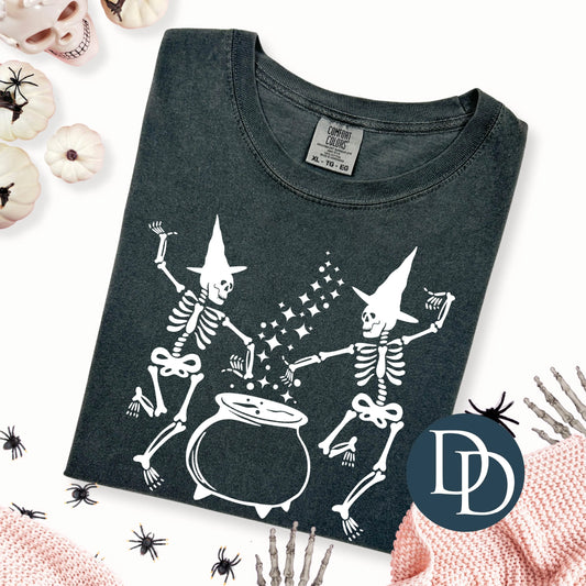 'Dancing Skeleton Witches' Graphic