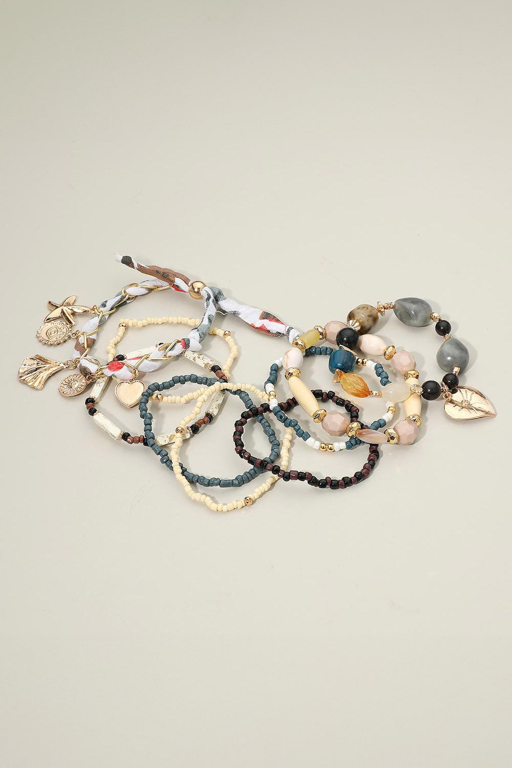 Willow 9 Pc Boho Stretch Layered Braclets