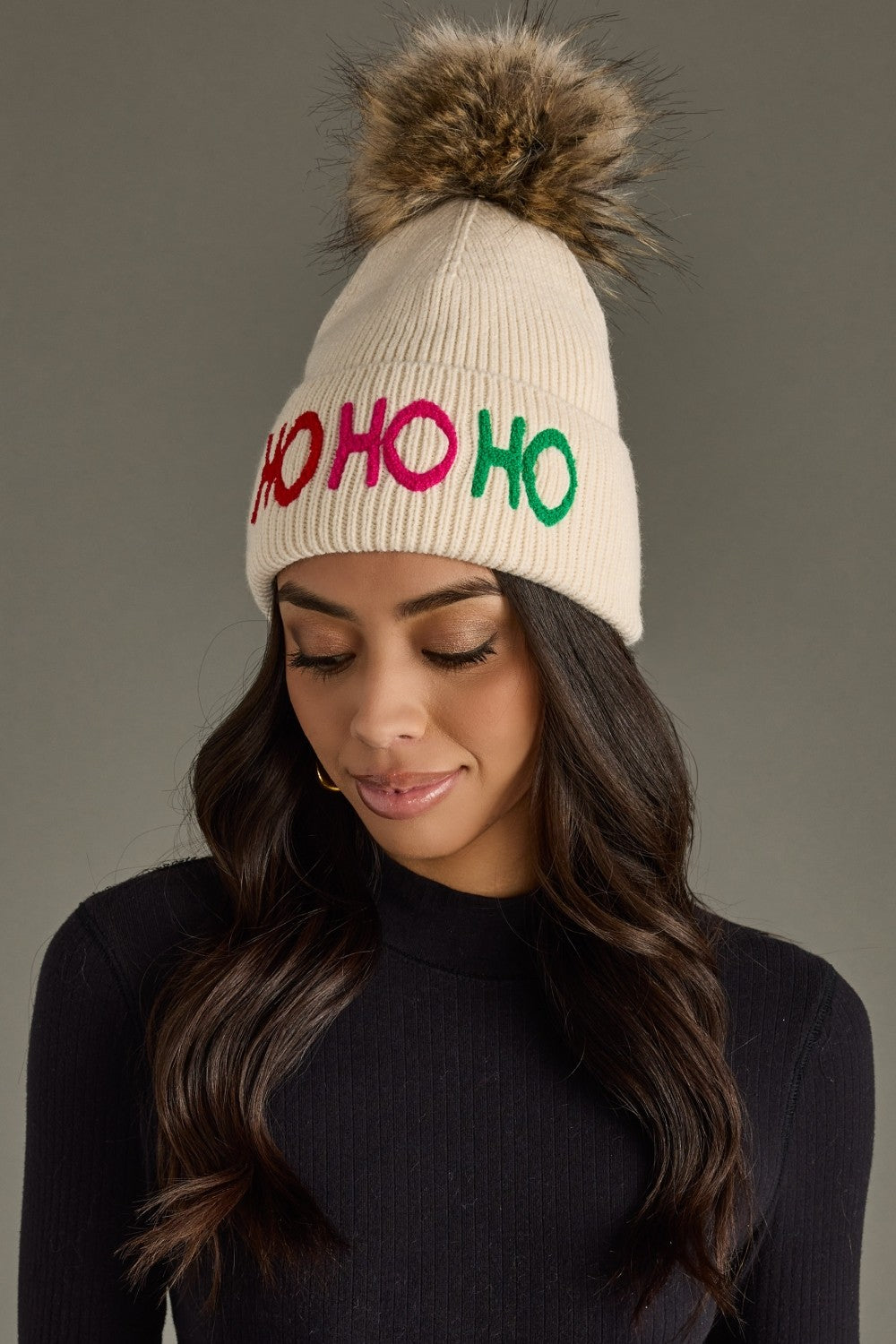 Ho Ho Ho Pom Hat