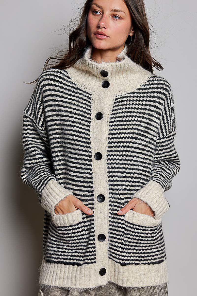 Carter Striped Cardi