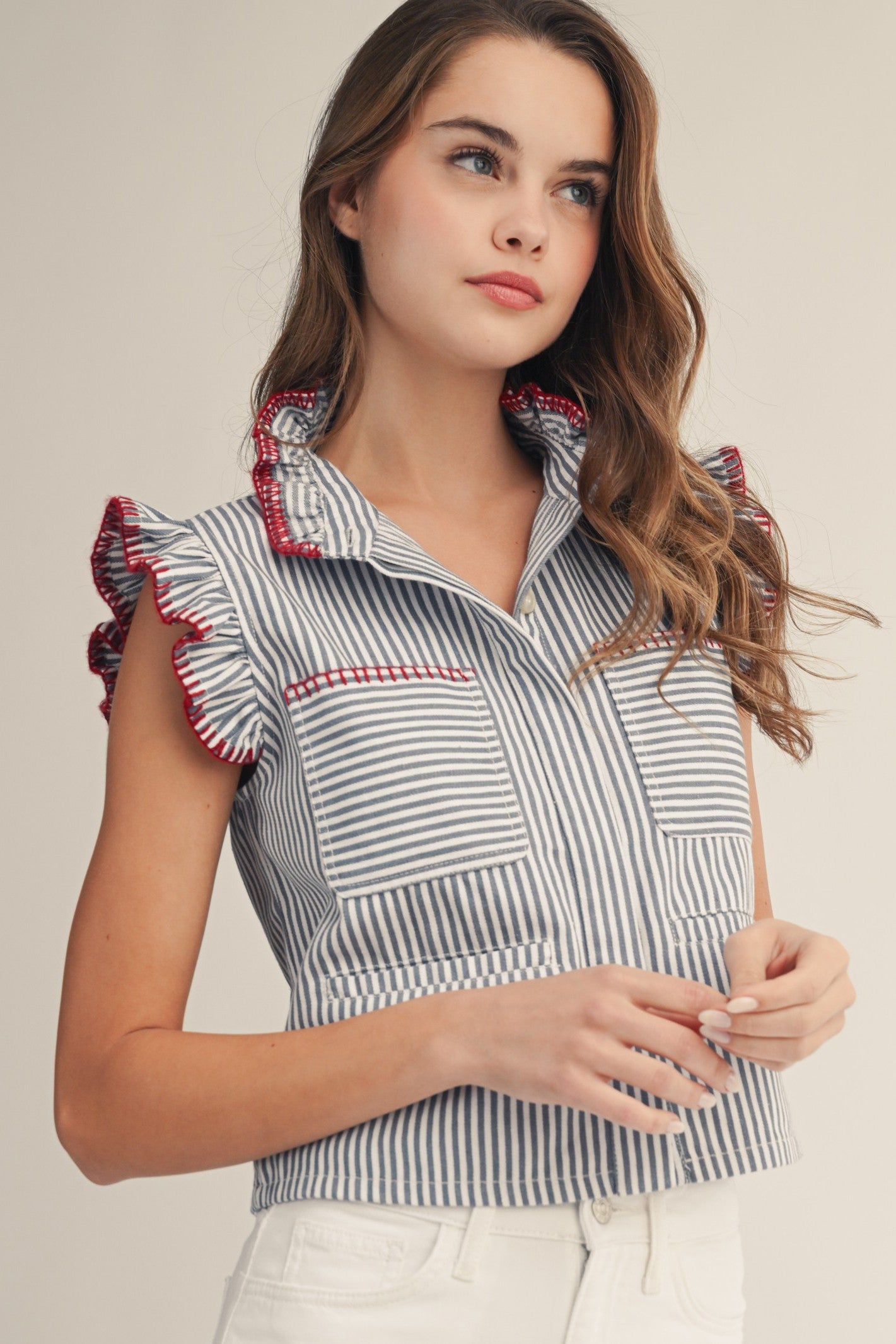 Journee High Neck Top
