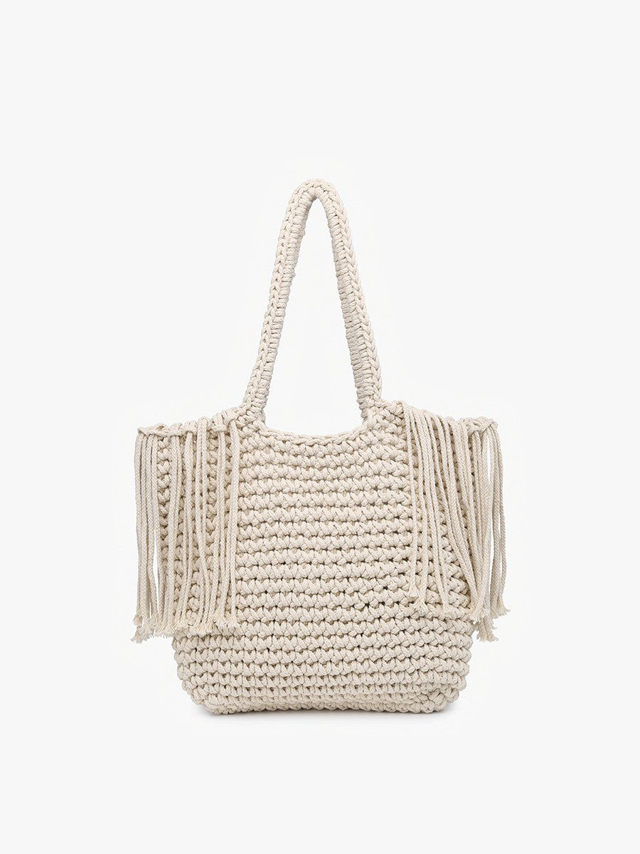 Gracie Macrame Satchel