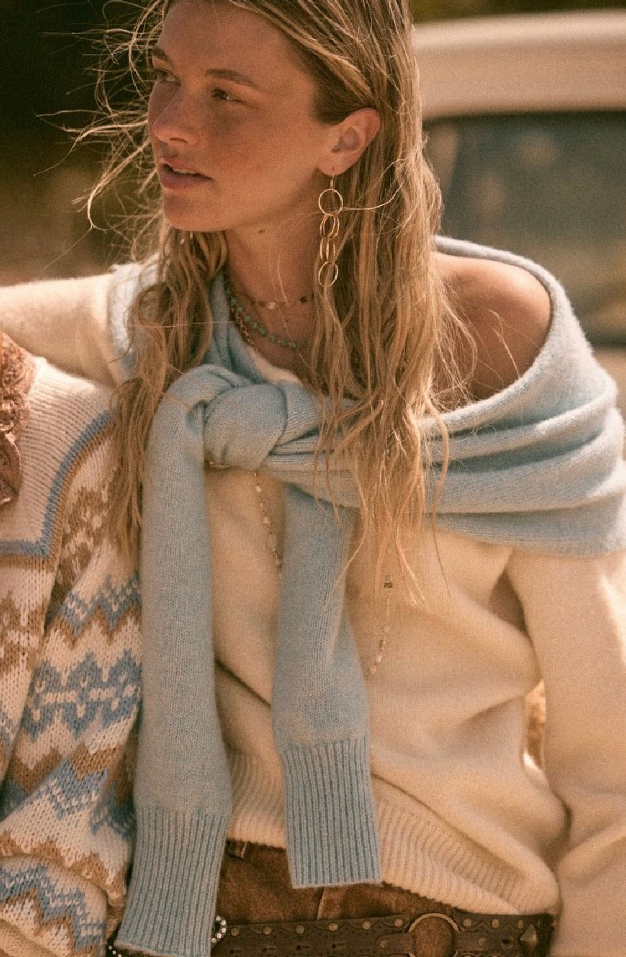 Layered Tie Sweater