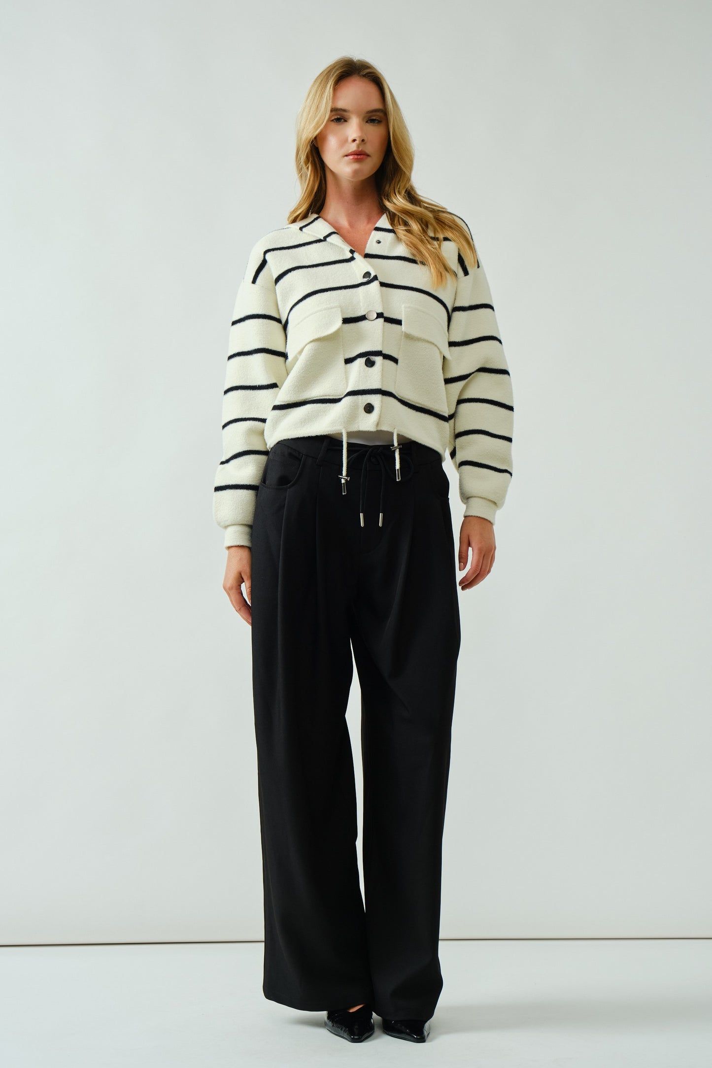 Cozy Soft Hooded Sweater Jacket