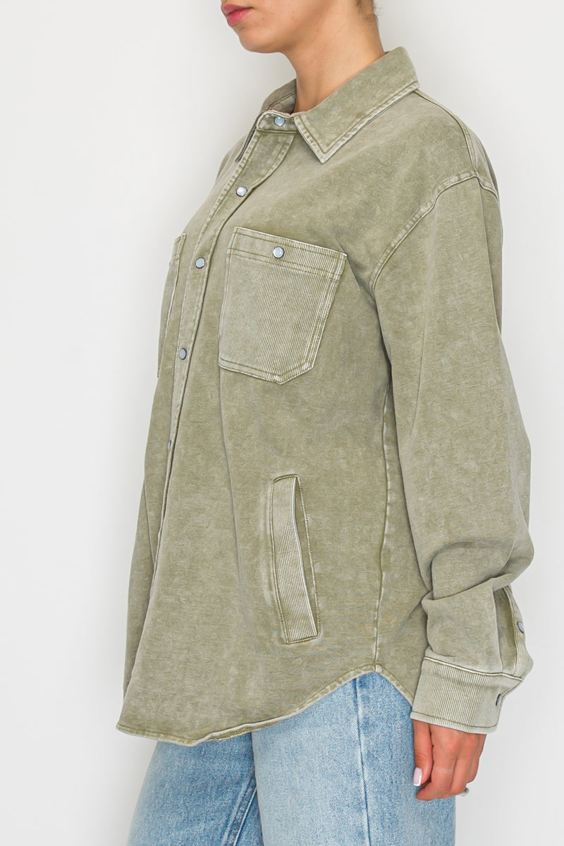 Patch Pocket Knit Shacket