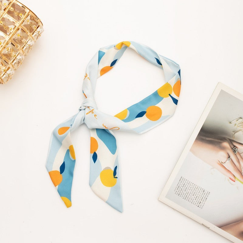 Skinny Twilly Scarf Bandana Wrap
