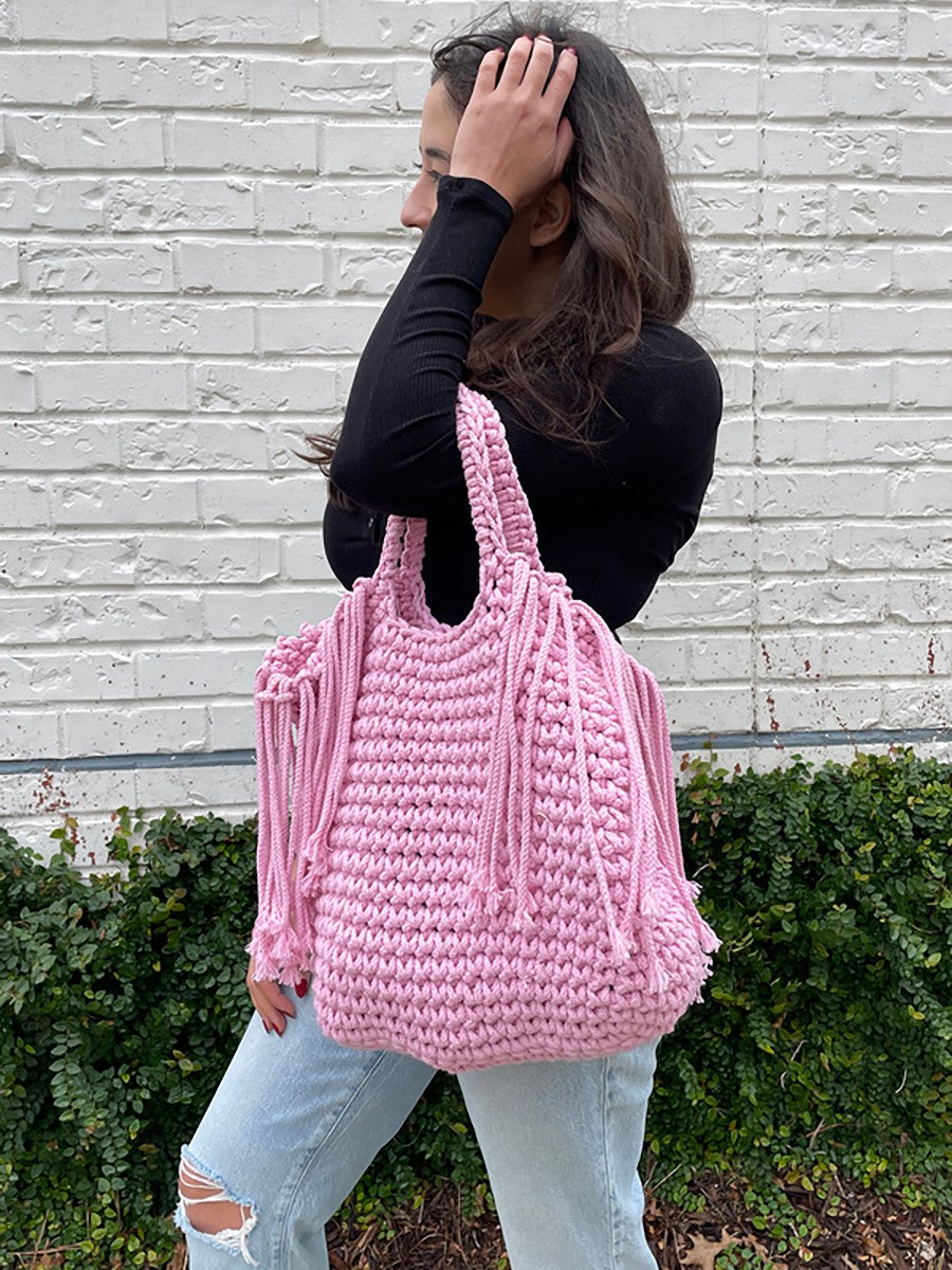 Gracie Macrame Satchel