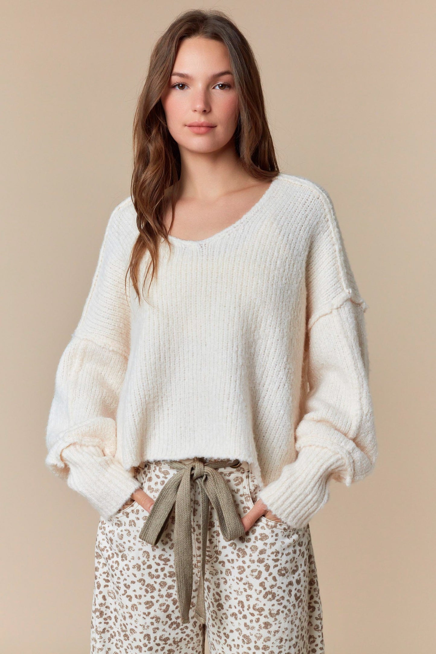 Madison Overseam Oversized Sweater