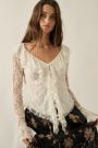 Lila Lace Top