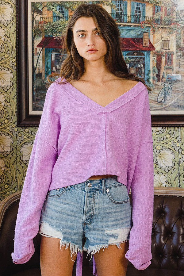 Frannie Tie Back Crop
