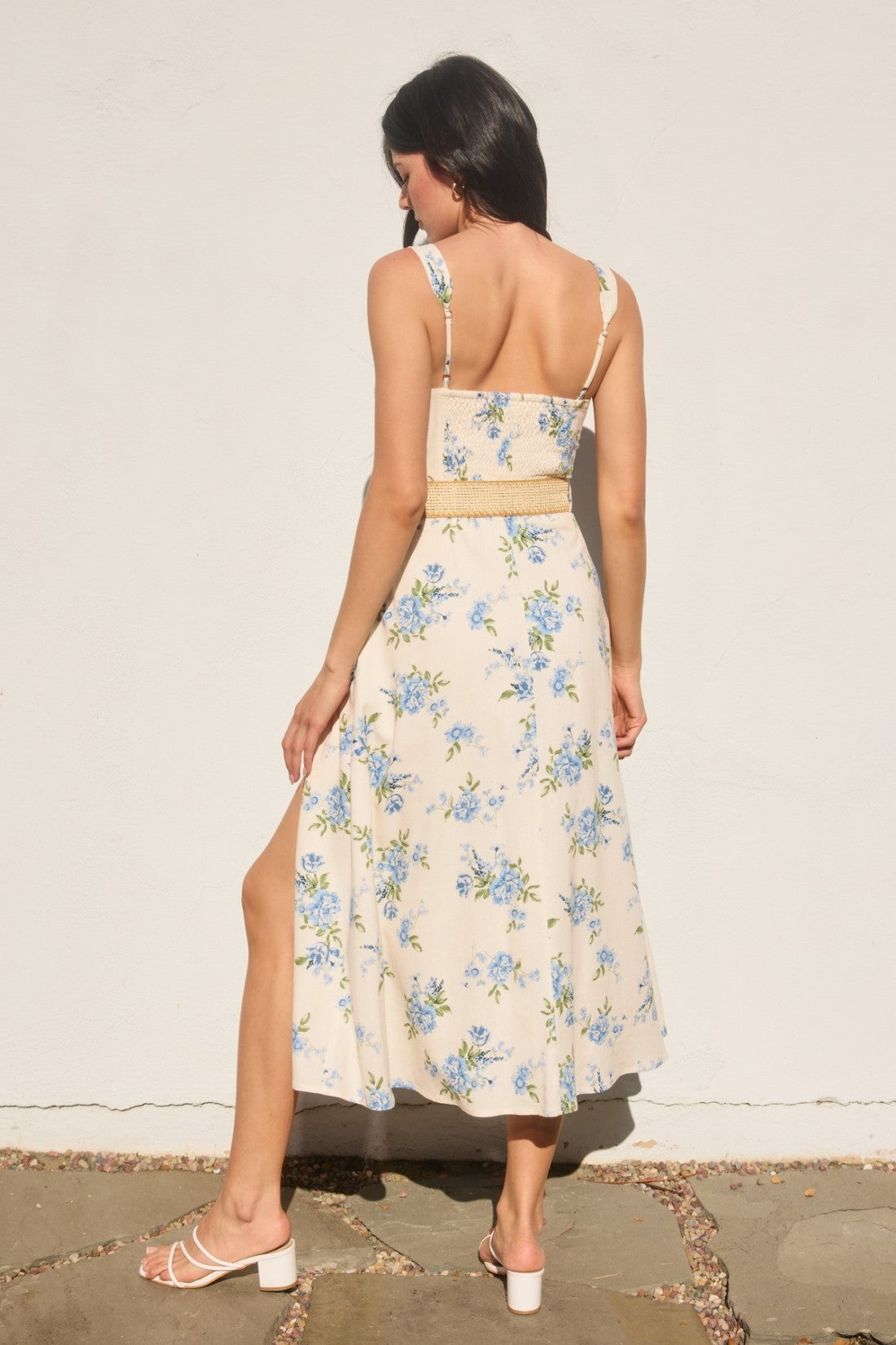 Love Galore Floral Belted Dress