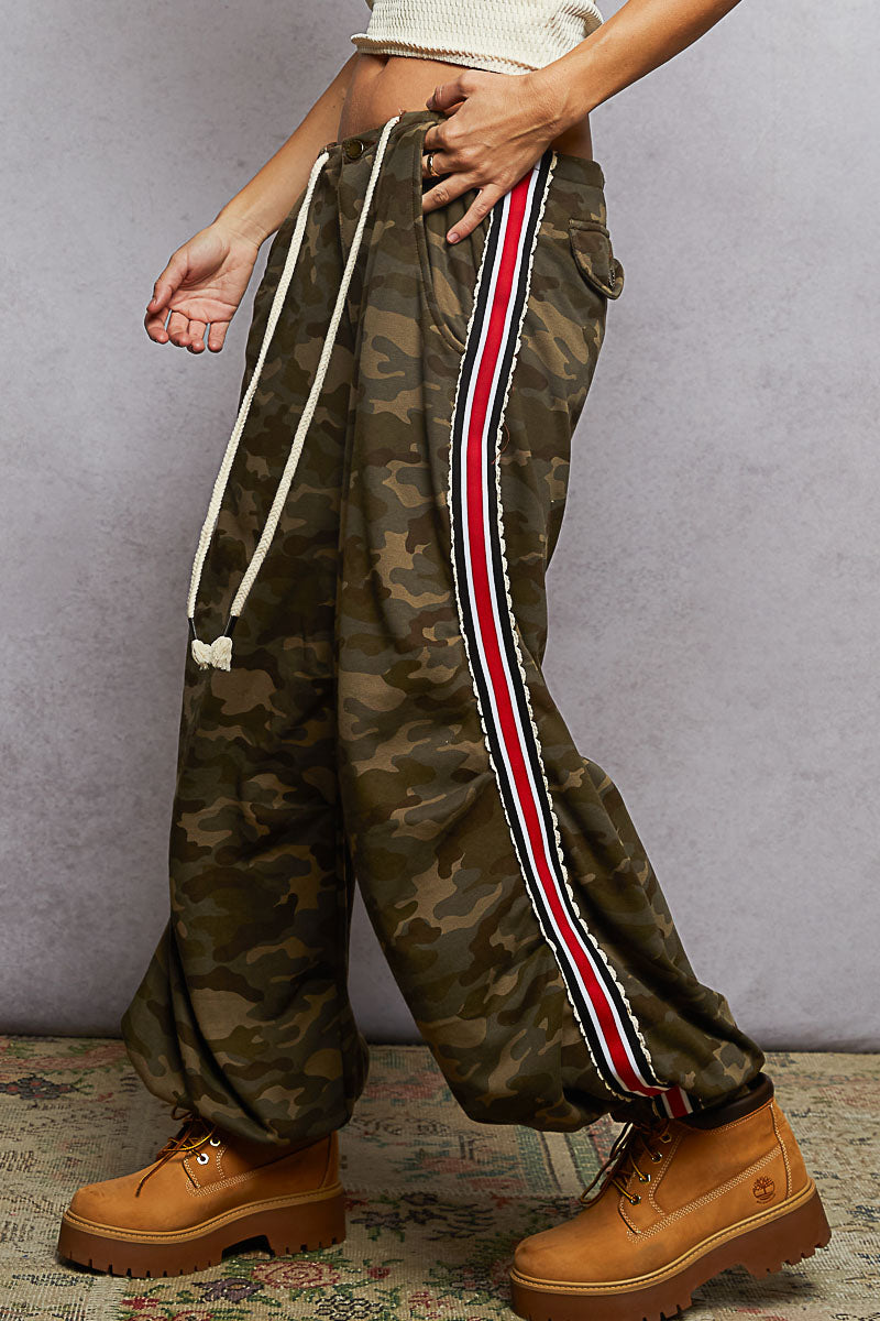 Hipster Stripe Camo Pants