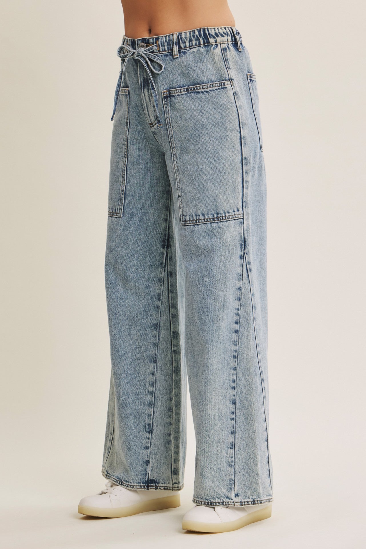 Ease Denim Wide Leg Jean