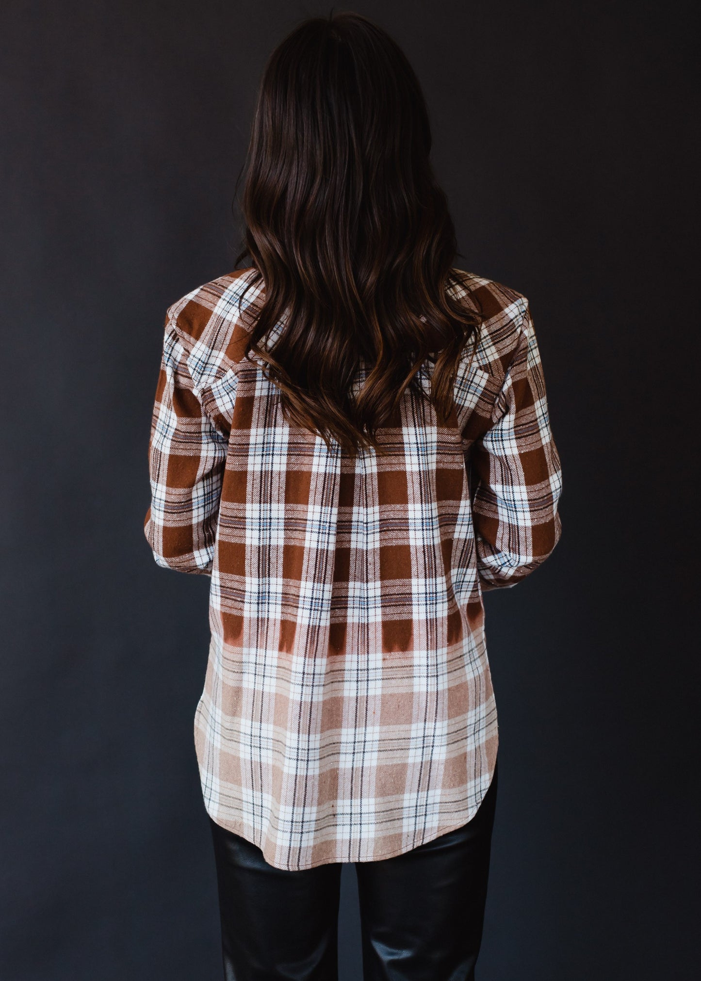 Dipped Flannel- Pecan
