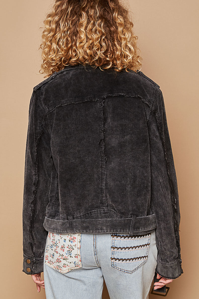 Corduroy Moto Jacket