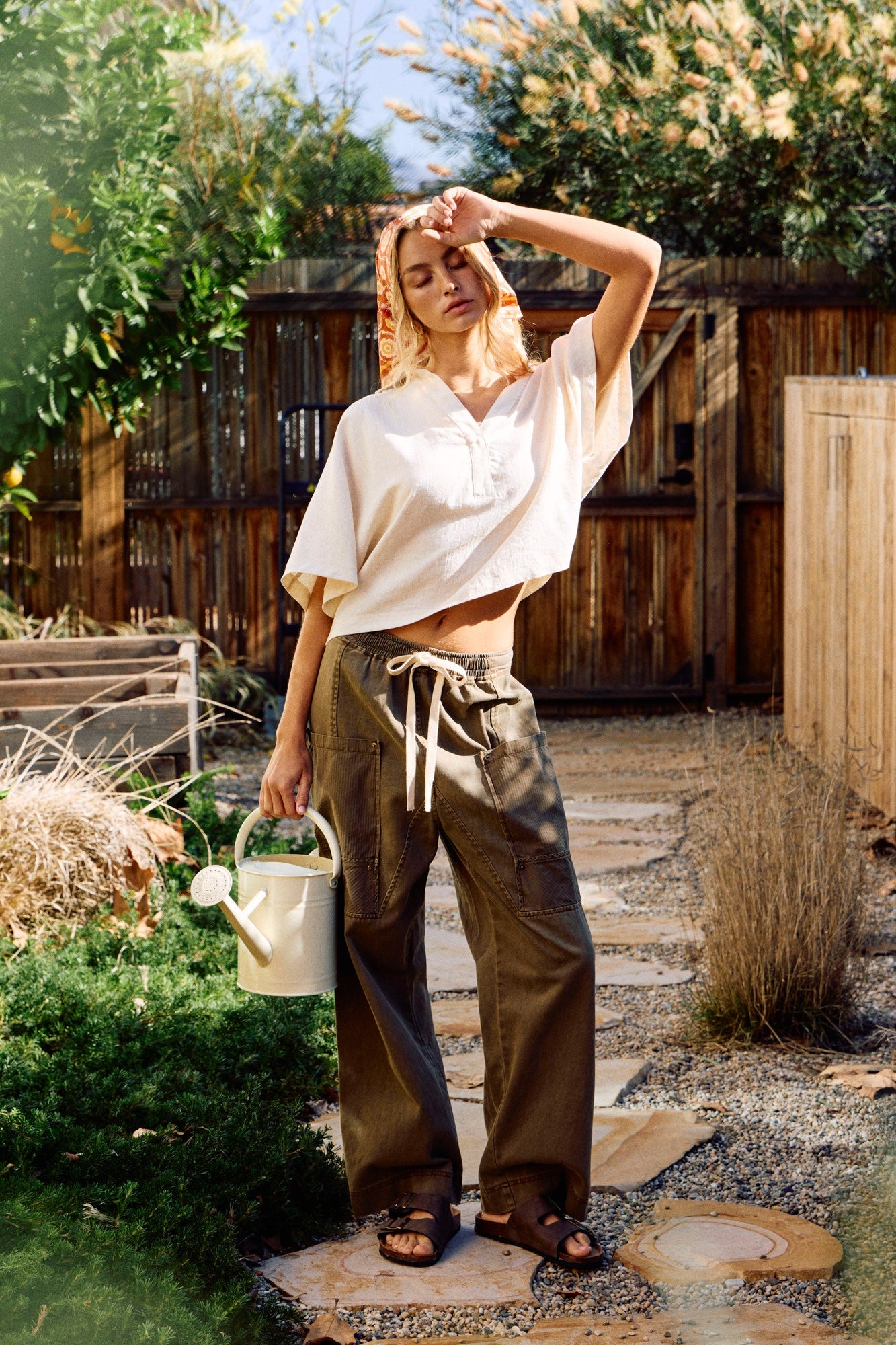 Side Pocket Wide Pants