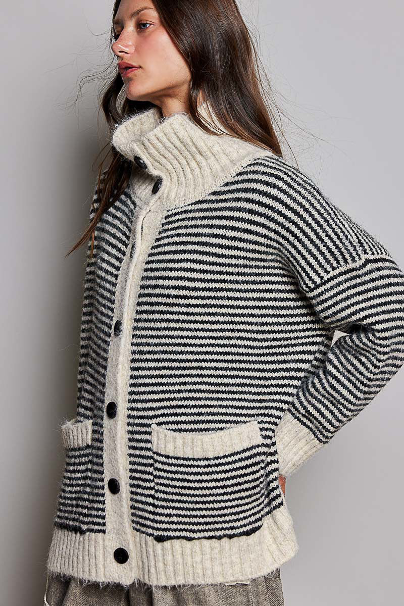 Carter Striped Cardi
