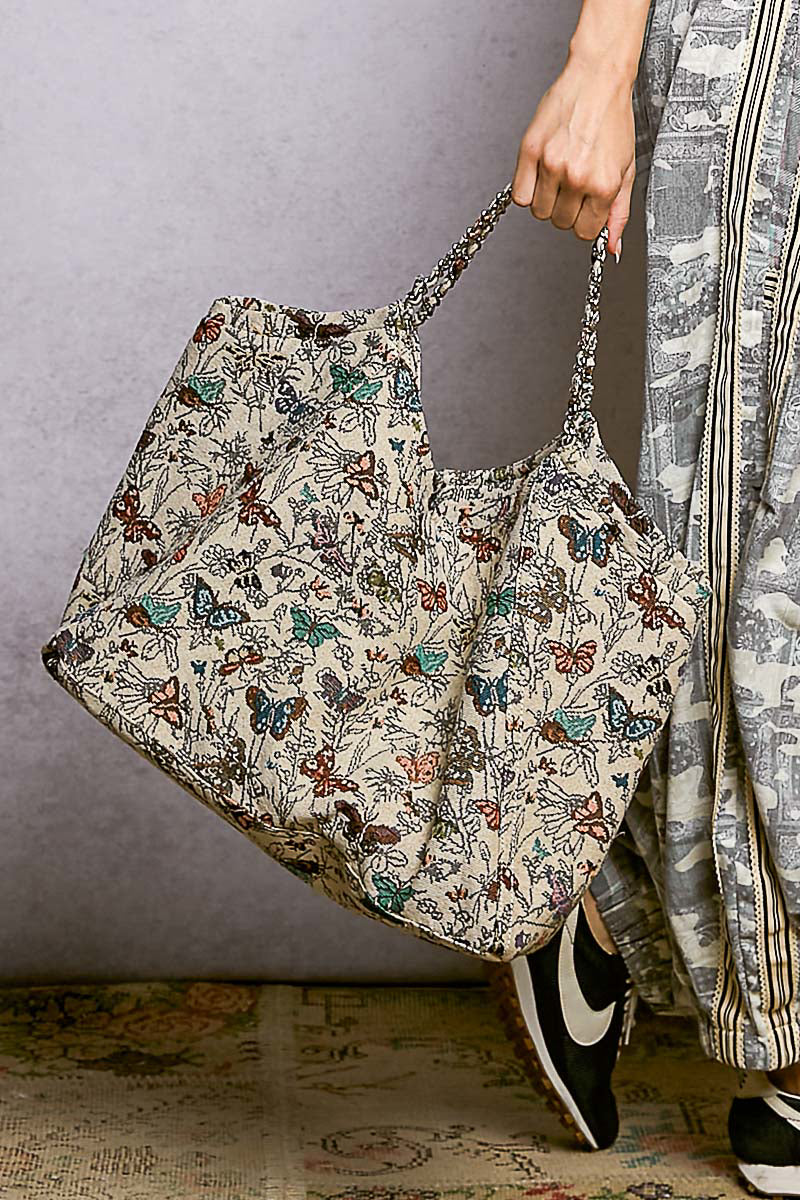 Butterfly Tapestry Tote