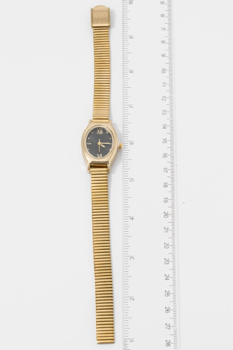 Snake Band Oval Style Watch