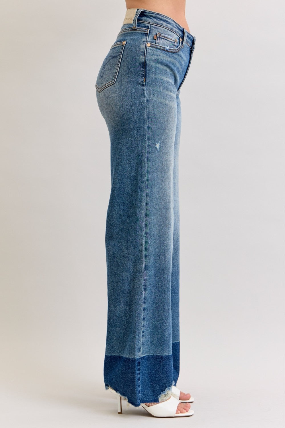 High Waist Column Straight Jean by Judy Blue