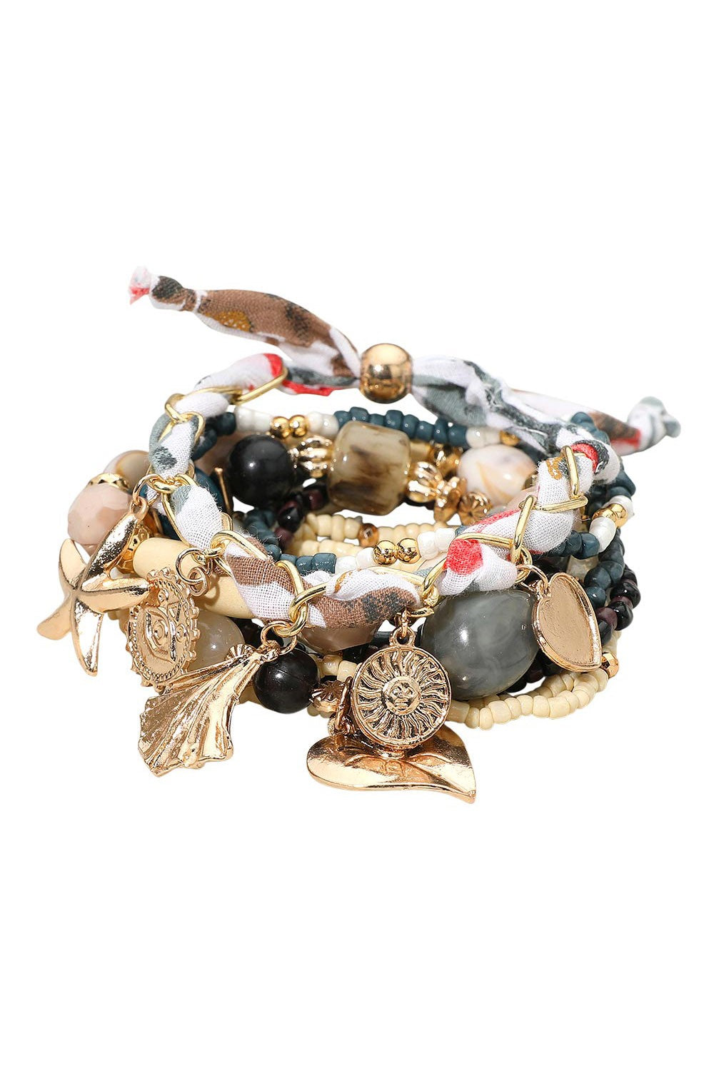 Willow 9 Pc Boho Stretch Layered Braclets