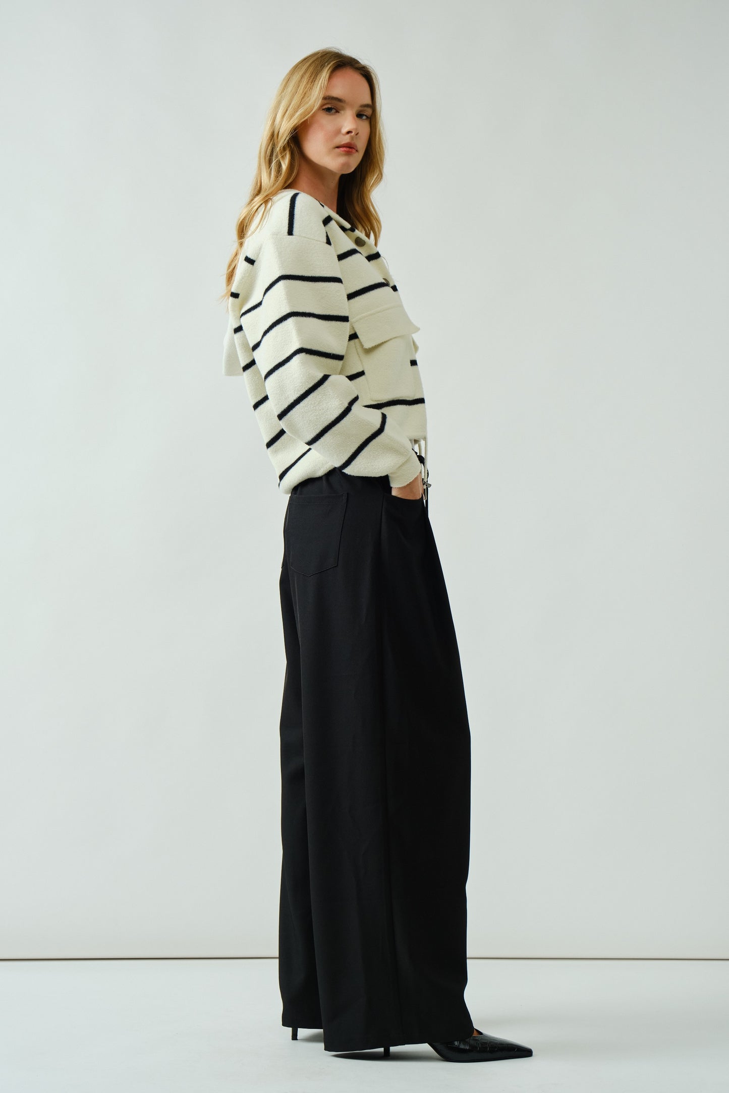 Cozy Soft Hooded Sweater Jacket