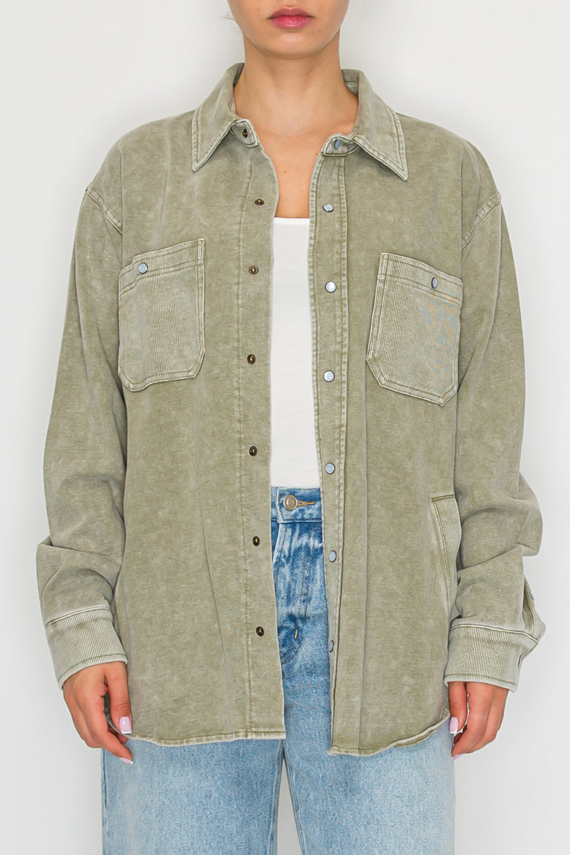 Patch Pocket Knit Shacket